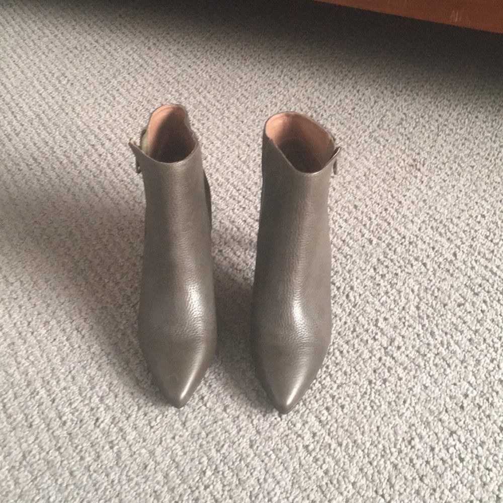 Olive Green Booties